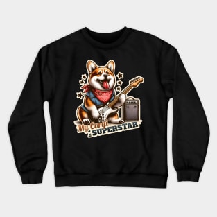 Corgi Rockstar Crewneck Sweatshirt